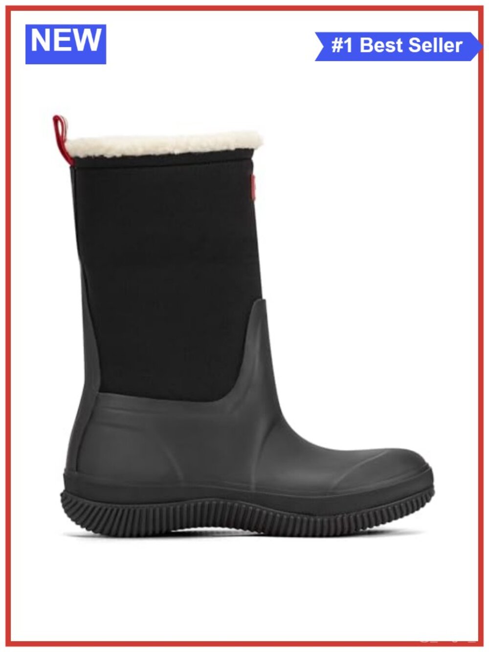 Thunor Waterproof Rubber Rain Boot Mid-Calf Calf High Women's - Picture 4 of 5